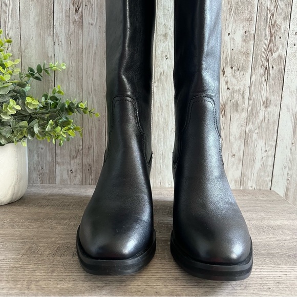 Sofft Shelby Black Leather Tall Western-Inspired Boot New Womens 8 - Picture 4 of 8